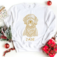 Goldendoodle Dog Personalized Hand Drawing