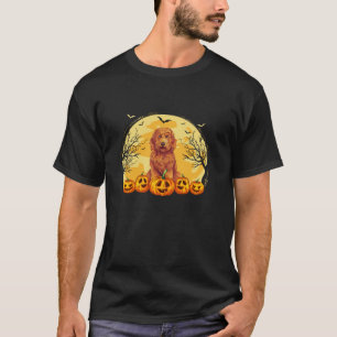 Goldendoodle Dog Pumpkins Halloween Costume Men Wo T-Shirt