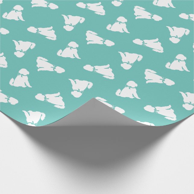 Goldendoodle Dog Puppy Labradoodle Wrapping Paper (Corner)