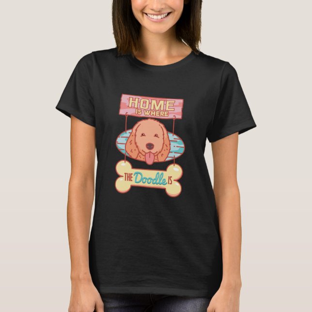 Goldendoodle Dog T-Shirt (Front)