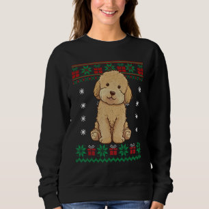 Goldendoodle Dog Ugly Sweater Christmas Puppy Dog 