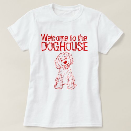 Goldendoodle Doghouse  T_Shirt