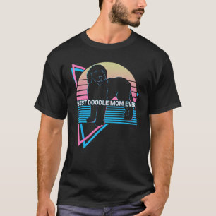 Goldendoodle Dood Retro Best Doodle Mom Ever T-Shirt