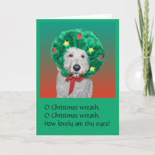 Goldendoodle funny Christmas card