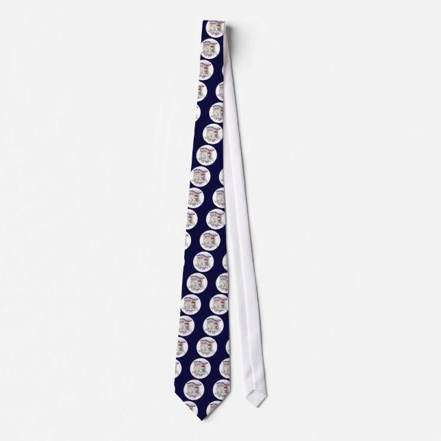 Goldendoodle Gifts Neck Tie (Front)