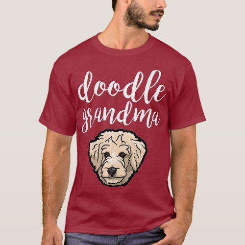 Goldendoodle Grandma  Doodle Grandma Cute Dog T_Shirt