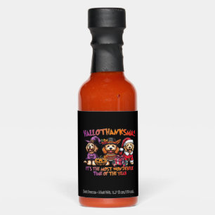 Goldendoodle Halloween Thanksgiving Christmas Clas Hot Sauces