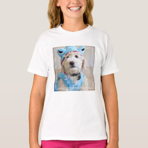 Goldendoodle In Shark Costume T-Shirt