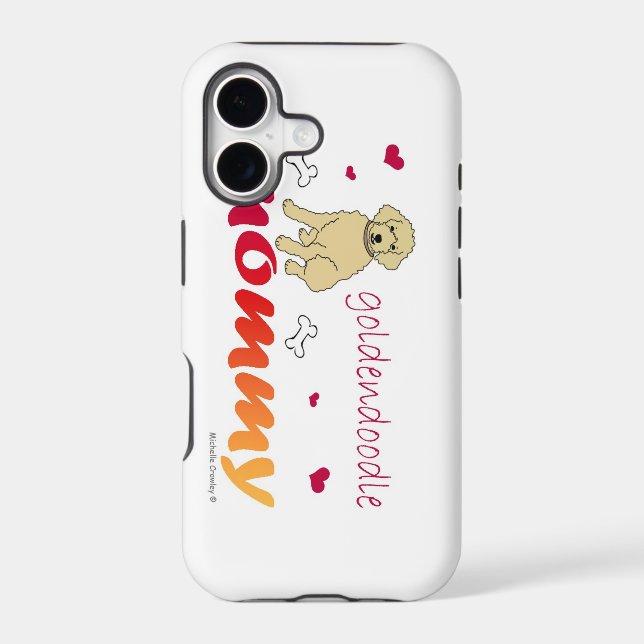goldendoodle iphone case (Back)