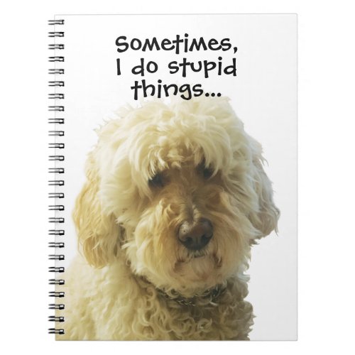 GoldenDoodle Journal Cute Moppy Adorable Doodle Notebook