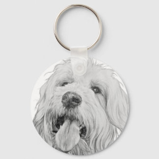 Goldendoodle Keychain