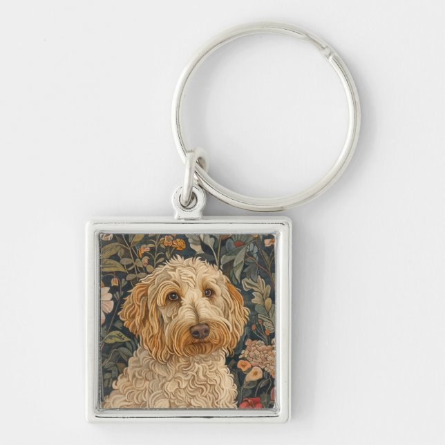 Goldendoodle Keychain (Front)