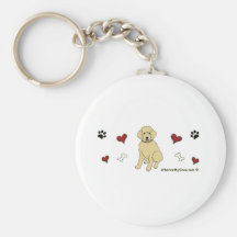 goldendoodle keychain