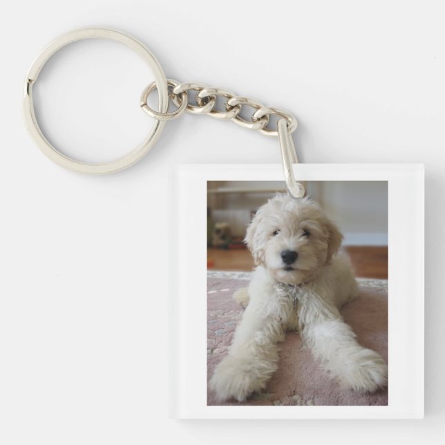Goldendoodle keychain (Front)