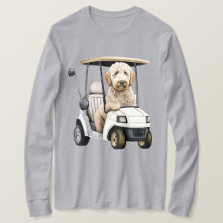 Goldendoodle Labradoode Dog Dad Gift Golfing shirt