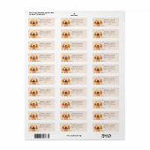 Goldendoodle Labradoodle Dog Personalized Address Label (Full Sheet)