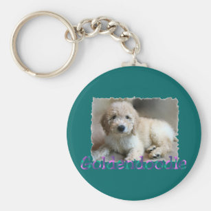 goldendoodle keychain