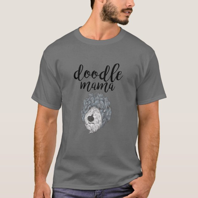 Goldendoodle Mama - Doodle Mom Cute Golden Doodle T-Shirt (Front)