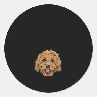 Goldendoodle Mom Doodle Mama Golden Doodle Classic Round Sticker