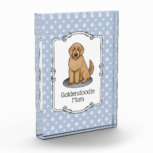 Goldendoodle Mom Doodle Mom (golden red) Dog mom Acrylic Award