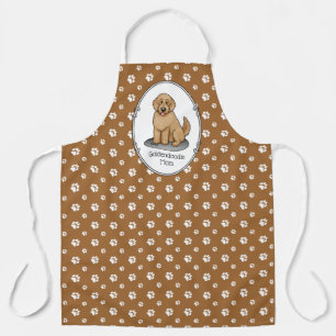 Goldendoodle Mom Doodle Mom (golden red) Dog mom Apron
