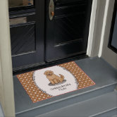 Hey Dood Golden Doodle Dog Doormat