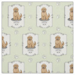 Goldendoodle Mom Doodle Mom (golden red) Dog mom Fabric