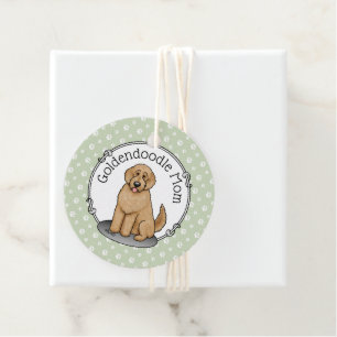 Goldendoodle Mom Doodle Mom (golden red) Dog mom Favor Tags
