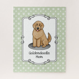 Goldendoodle Mom Doodle Mom (golden red) Dog mom Jigsaw Puzzle