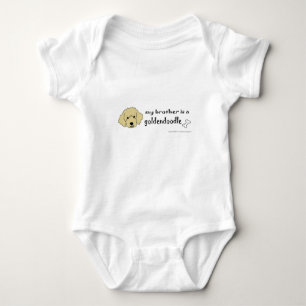 goldendoodle - more breeds baby bodysuit