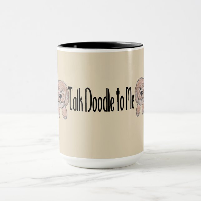 Goldendoodle mug (Center)