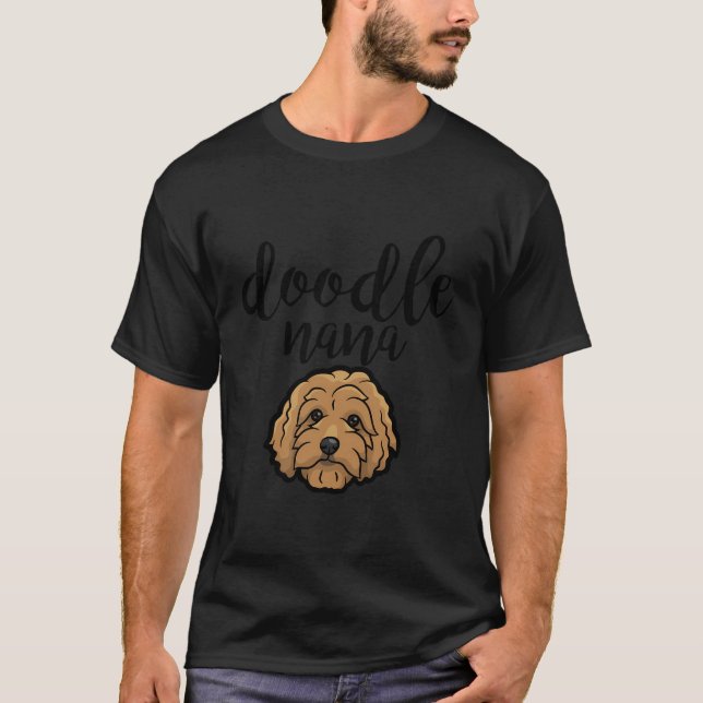 Goldendoodle Nana Doodle Mom Goldendoodle T-Shirt (Front)