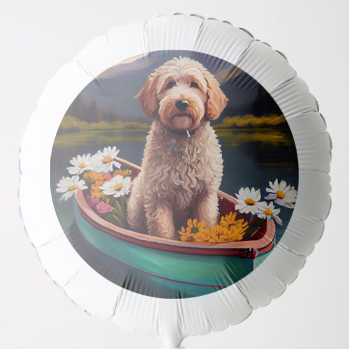 Goldendoodle on a Paddle A Scenic Adventure Balloon