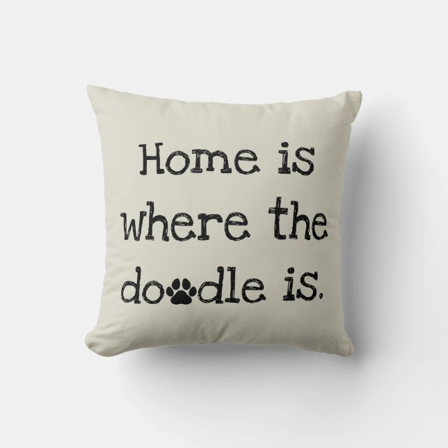 Goldendoodle Pillow (Front)
