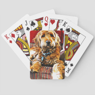 Goldendoodle Poker Cards
