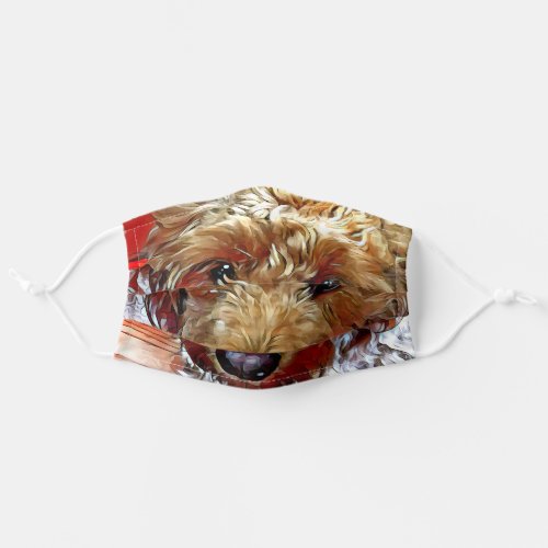 Goldendoodle Puppy Adult Cloth Face Mask
