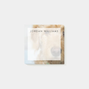 Goldendoodle Puppy Closeup Post-it Notes