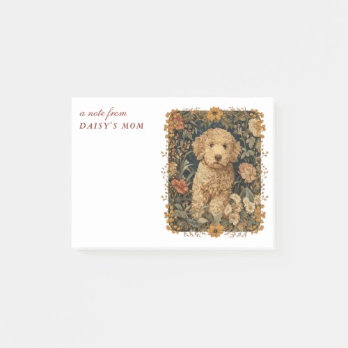 Goldendoodle Puppy for Doodle Mom or Dad Post_it Notes