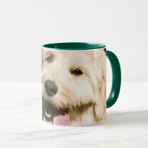 Goldendoodle Puppy Panting Mug
