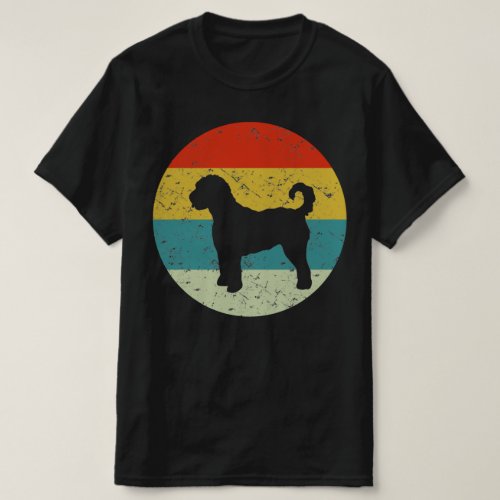 goldendoodle retro vintage silhouette 70s T_Shirt