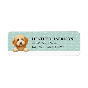 Goldendoodle Return Address Labels
