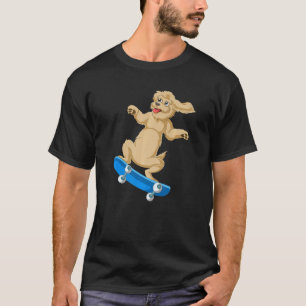 Goldendoodle Skateboard Dog Skater Skateboarding T-Shirt