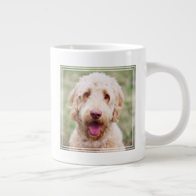 Goldendoodle Smiling Giant Coffee Mug (Right)