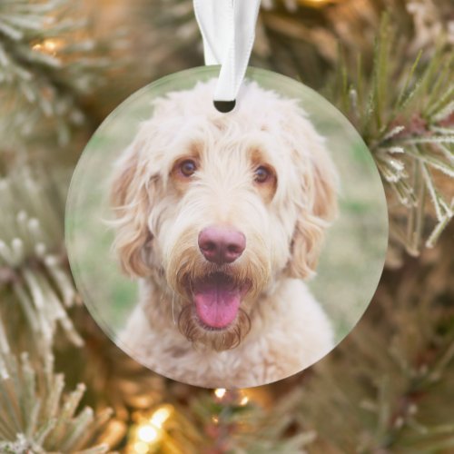 Goldendoodle Smiling Ornament