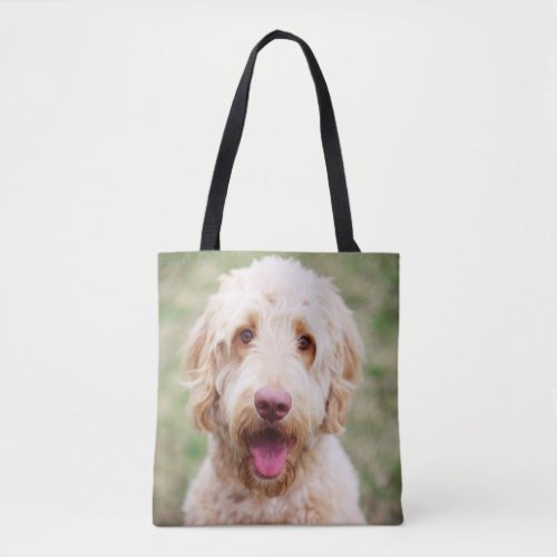 Goldendoodle Smiling Tote Bag