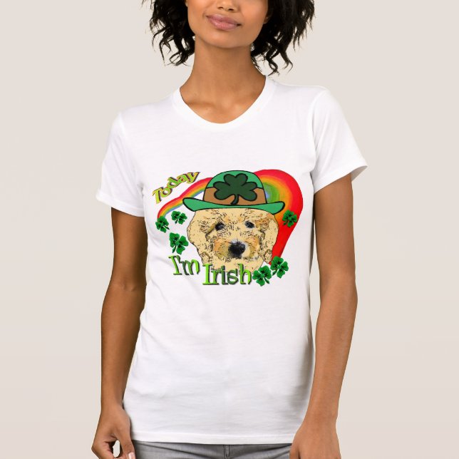 Goldendoodle St Patricks Day T-Shirt (Front)
