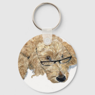 Goldendoodle Stella Keychain