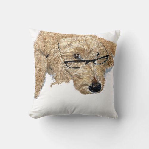 Goldendoodle Throw Pillow