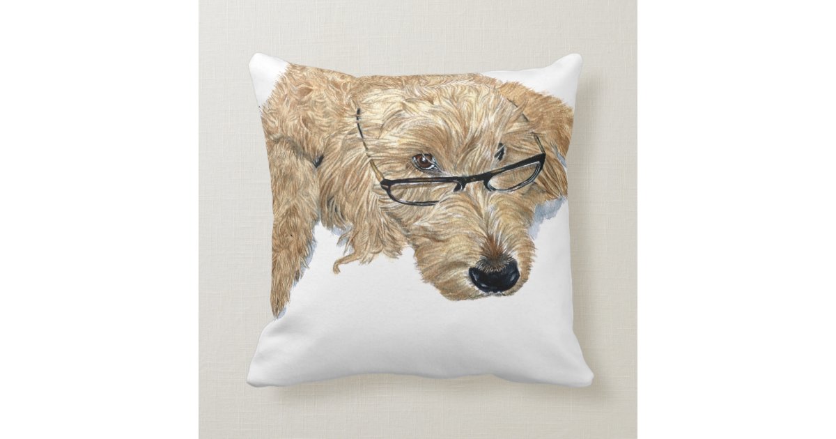 goldendoodle pillow pottery barn