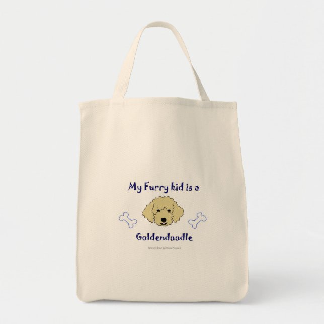 goldendoodle tote bag (Front)